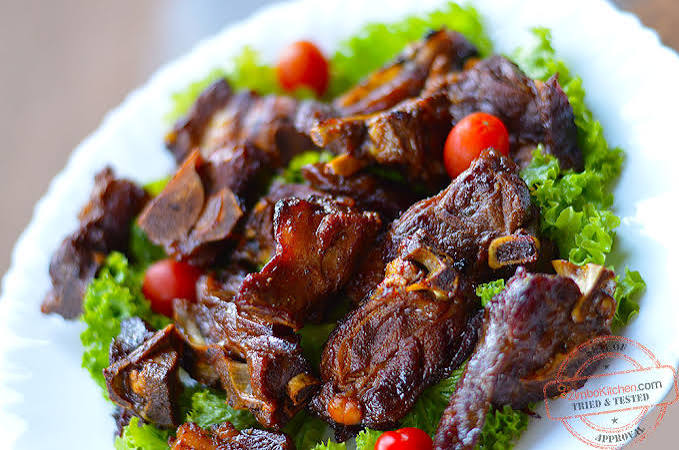 Pan Fried Goat